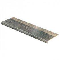 Cap A Tread Cross Sawn Oak Grey 47 in. L x 12-1/8 in. D x 2-3/16 in. H Laminate to Cover Stairs 1-1/8 in. to 1-3/4 in. Thick-016A71763 206054917