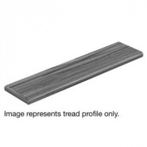 Cap A Tread Davenport Hickory 47 in. Length x 12-1/8 in. Deep x 1-11/16 in. Height Laminate Left Return to Cover Stairs 1 in. Thick-016274580 300956878