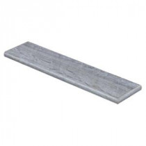 Cap A Tread Oak Grey 47 in. Length x 12-1/8 in. Deep x 1-11/16 in. Height Laminate Right Return to Cover Stairs 1 in. Thick-016171760 206053844