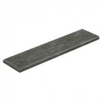Cap A Tread Slate Shadow 47 in. Long x 12-1/8 in. Deep x 1-11/16 in. Height Laminate Left Return to Cover Stairs 1 in. Thick-016271587 203800881