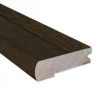 Hickory Chestnut 0.81 in. Thick x 2.37 in. Wide x 78 in. Length Hardwood Flush-Mount Stair Nose Molding-LM6247 202745972