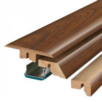 Pergo Peruvian Mahogany 3/4 in. Thick x 2-1/8 in. Wide x 78-3/4 in. Length Laminate 4-in-1 Molding-MG001299 300504626