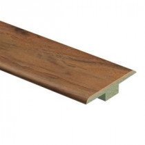 Zamma Autumn Gold Pecan 7/16 in. Thick x 1-3/4 in. Wide x 72 in. Length Laminate T-Molding-0137221661 205558645