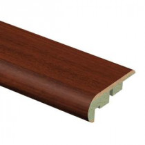 Zamma Brazilian Cherry 3/4 in. Thick x 2-1/8 in. Wide x 94 in. Length Laminate Stairnose Molding-013541647 205019414