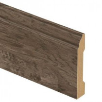 Zamma Greyson Olive Wood 9/16 in. Thick x 3-1/4 in. Wide x 94 in. Length Laminate Wall Base Molding-013041572 203622519