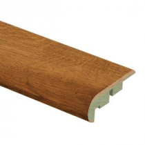 Zamma Gunstock Oak 3/4 in. Thick x 2-1/8 in. Wide x 94 in. Length Laminate Stair Nose Molding-013541759 206055098
