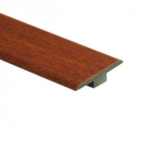 Zamma High Gloss Natural Jatoba 7/16 in. Thick x 1-3/4 in. Wide x 72 in. Length Laminate T-Molding-013221583 203611014