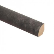 Zamma Slate Shadow/Monson 5/8 in. Thick x 3/4 in. Wide x 94 in. Length Laminate Quarter Round Molding-013141587 203611025