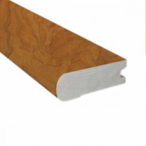 American Cherry Natural 1/2 in. Thick x 2-3/4 in. Wide x 78 in. Length Hardwood Flush-Mount Stair Nose Molding-LM4691 202709979