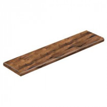 Cap A Tread Creekbed Hickory 94 in. Length x 12-1/8 in. Deep x 1-11/16 in. Height Laminate Left Return to Cover Stairs 1 in. Thick-016241820 206999991
