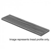 Cap A Tread Franklin Lakes Hickory 94 in. x 12-1/8 in. Deep x 1-11/16 in. Height Laminate Right Return to Cover Stairs 1 in. Thick-016141819 206999718