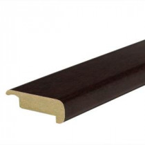 Mohawk Chocolate Maple 4/5 in. Thick x 2-2/5 in. Wide x 78-7/10 in. Length Laminate Stair Nose Molding-MSNP-01323 205506149