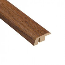 Palace Oak Dark 7/16 in. Thick x 1-5/16 in. Wide x 94 in. Length Laminate Carpet Reducer Molding-HL1004CR 202638116
