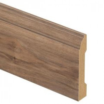 Zamma Lakeshore Pecan 9/16 in. Thick x 3-1/4 in. Wide x 94 in. Length Laminate Wall Base Molding-013041654 205320436