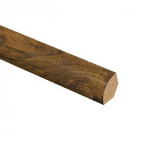 Zamma Light Hickory 3/4 in. Thick x 5/8 in. Wide x 94 in. Length Laminate Quarter Round Molding-013141765 205977677