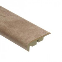 Zamma Lissine Travertine 3/4 in. Thick x 2-1/8 in. Wide x 94 in. Length Laminate Stair Nose Molding-013541529 203204543