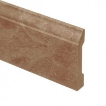Zamma Lissine Travertine 9/16 in. Thick x 3-1/4 in. Wide x 94 in. Length Laminate Wall Base Molding-013041529 203220363