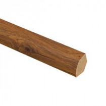Zamma Medium Oak 3/4 in. Thick x 5/8 in. Wide x 94 in. Length Laminate Quarter Round Molding-013141756 206056007