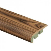Zamma Smoked Hickory 3/4 in. Thick x 2-1/8 in. Wide x 94 in. Length Laminate Stair Nose Molding-0137541733 205655815